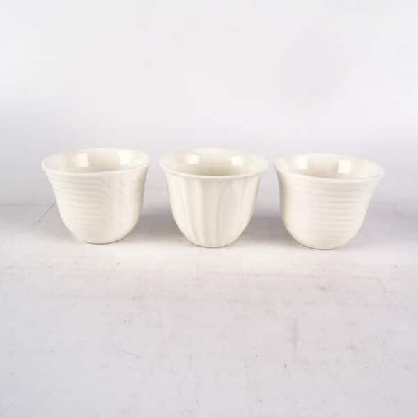 Basic White Ceramic Cawa Cup: CA0019&CA0020&CA0021