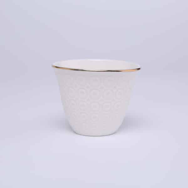 Basic White Ceramic Cawa Cup: CA0202