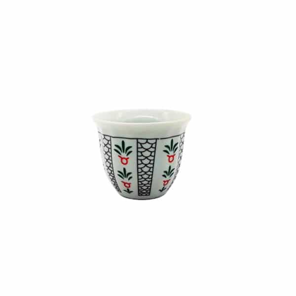 Traditional Pattern Ceramic Kawa Cup: CA0222