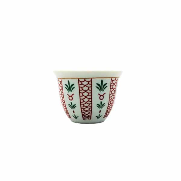 Traditional Pattern Ceramic Kawa Cup: CA0222 - Image 2